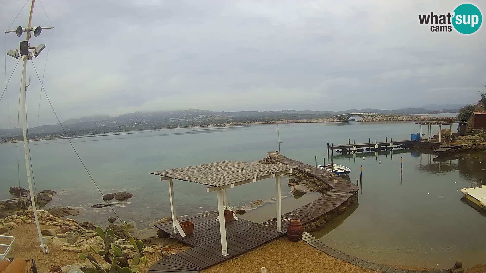 Live webcam Ponte Caprera – La Maddalena – Sardinia – Italy