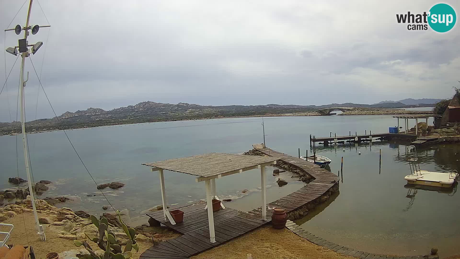 Live-Webcam Ponte Caprera – La Maddalena – Sardinien – Italien