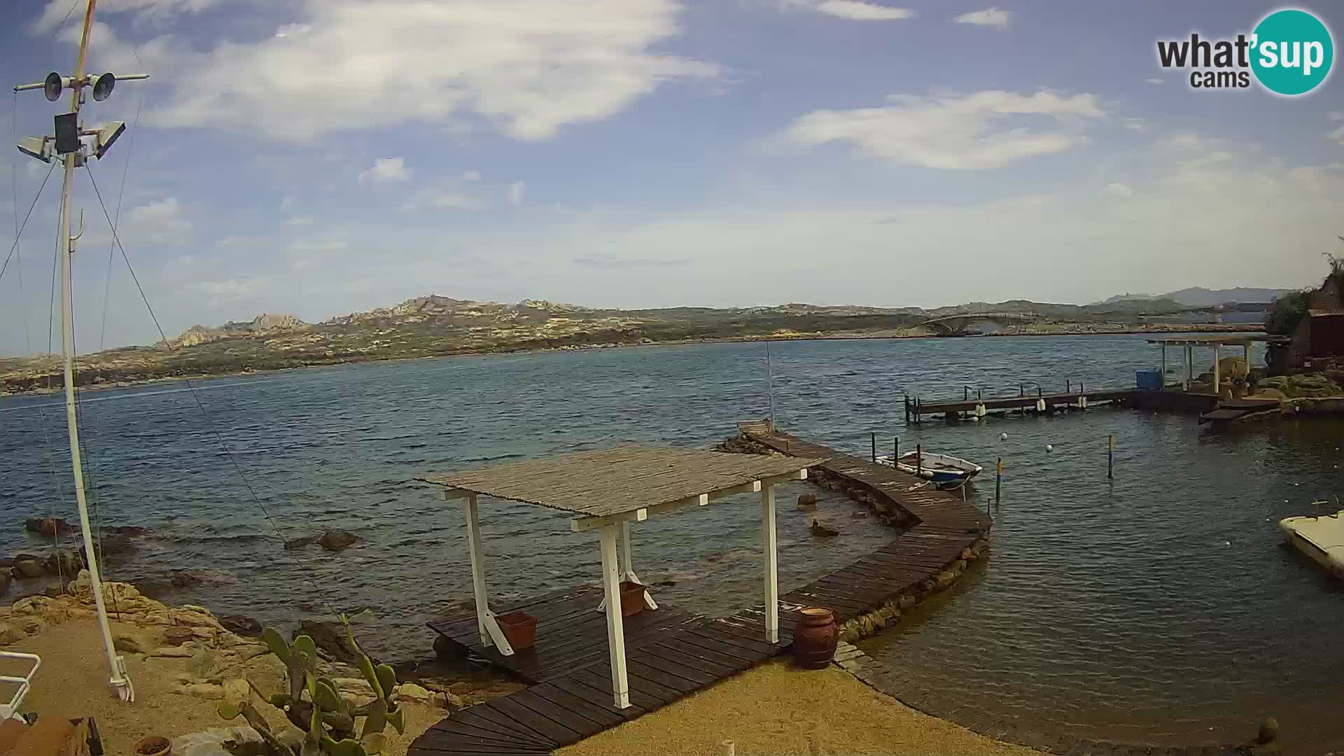 Webcam en vivo Ponte Caprera – La Maddalena – Cerdeña – Italia