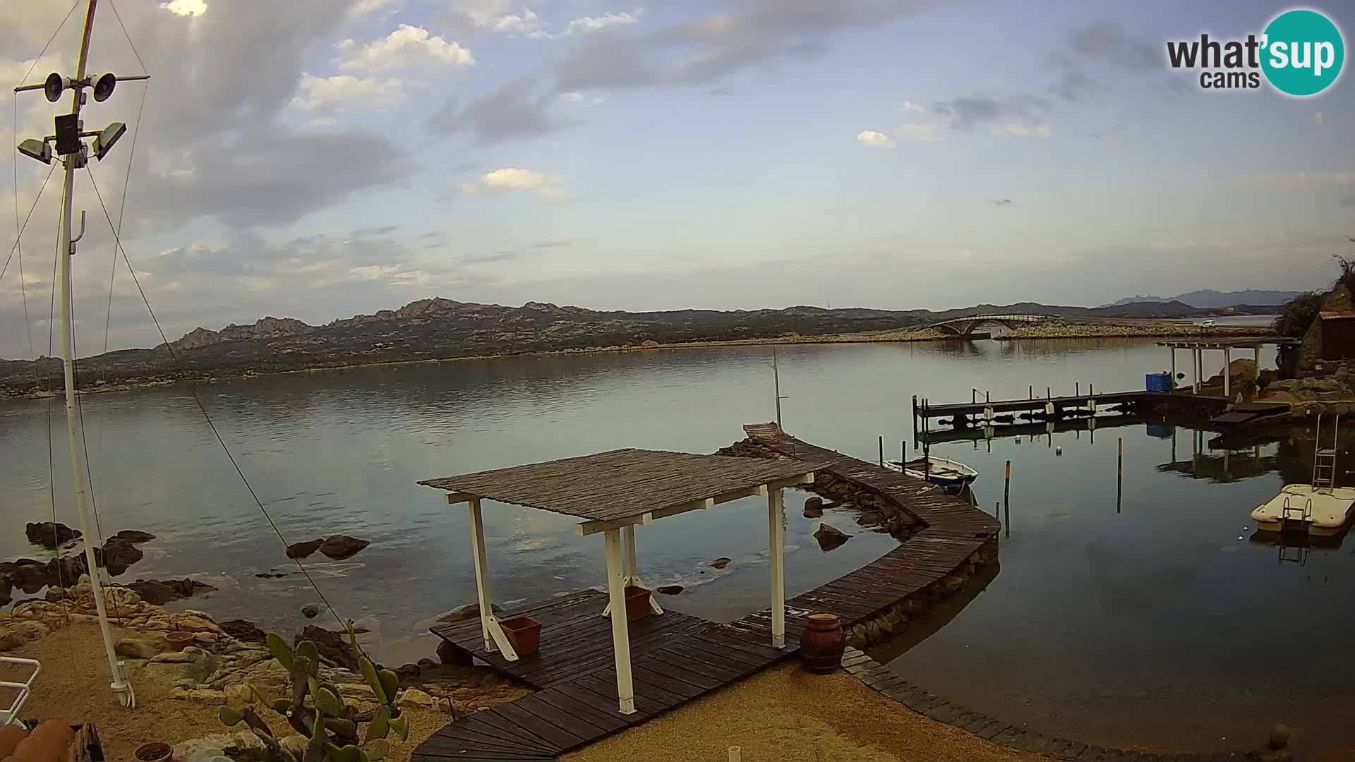 Webcam en direct Ponte Caprera – La Maddalena – Sardaigne – Italie