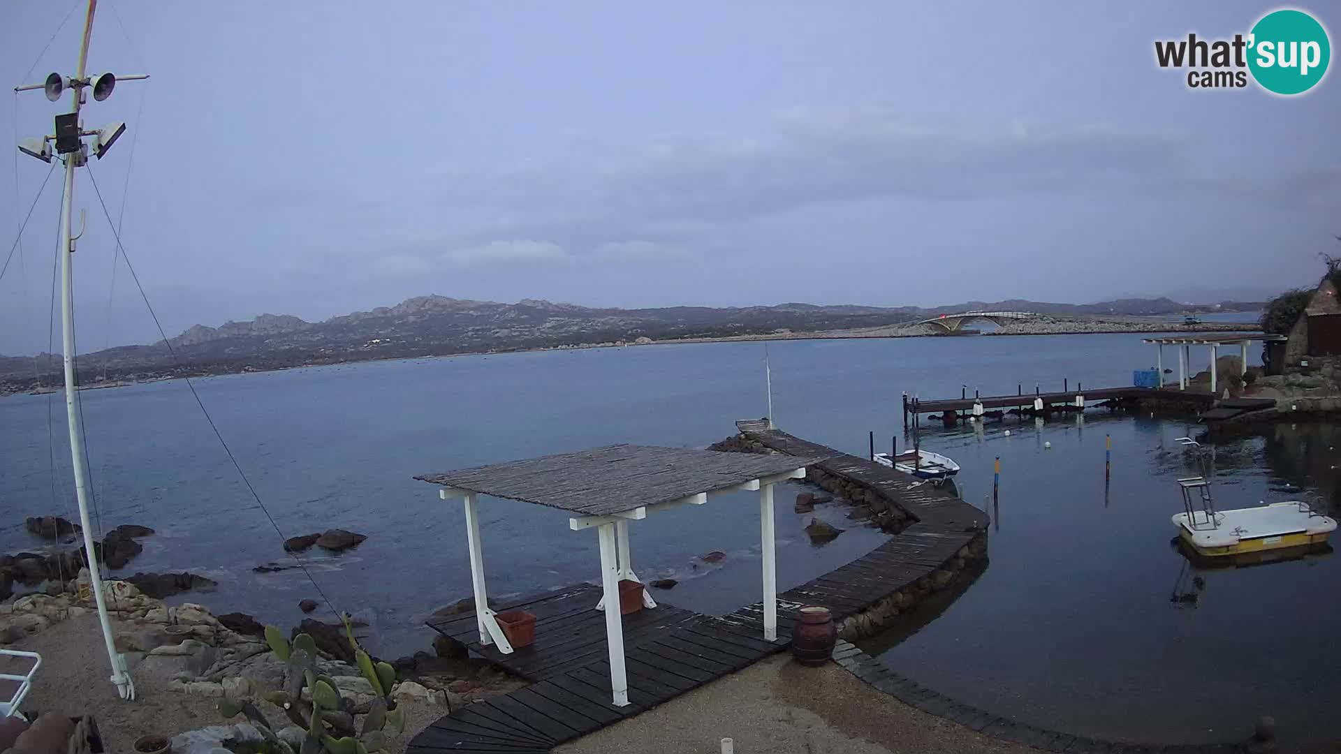 Webcam en direct Ponte Caprera – La Maddalena – Sardaigne – Italie