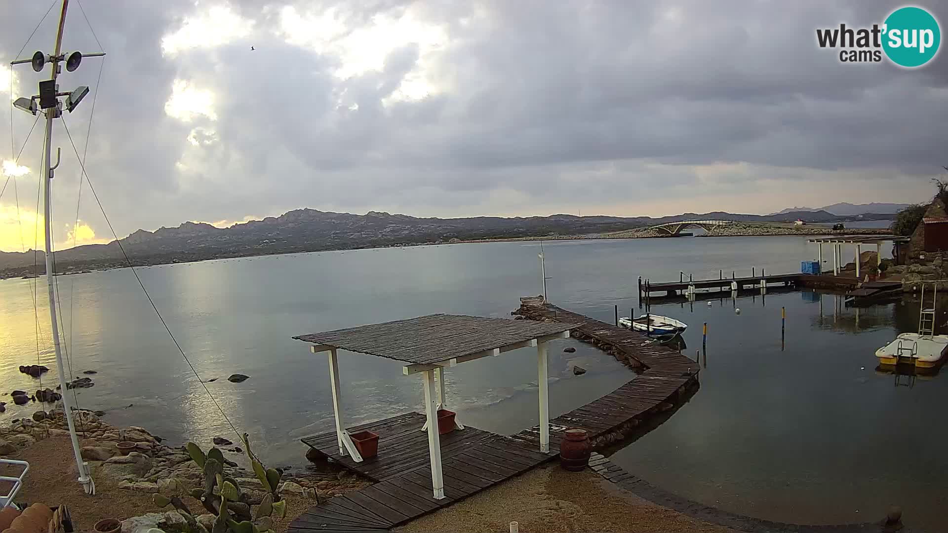 Live webcam Ponte Caprera – La Maddalena – Sardinia – Italy