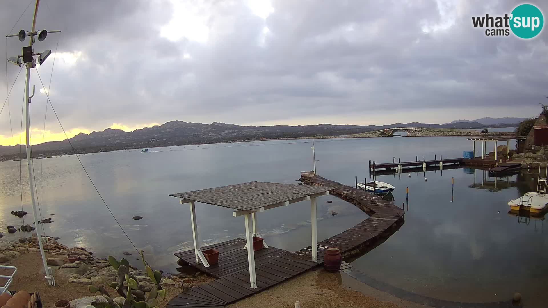Webcam en vivo Ponte Caprera – La Maddalena – Cerdeña – Italia