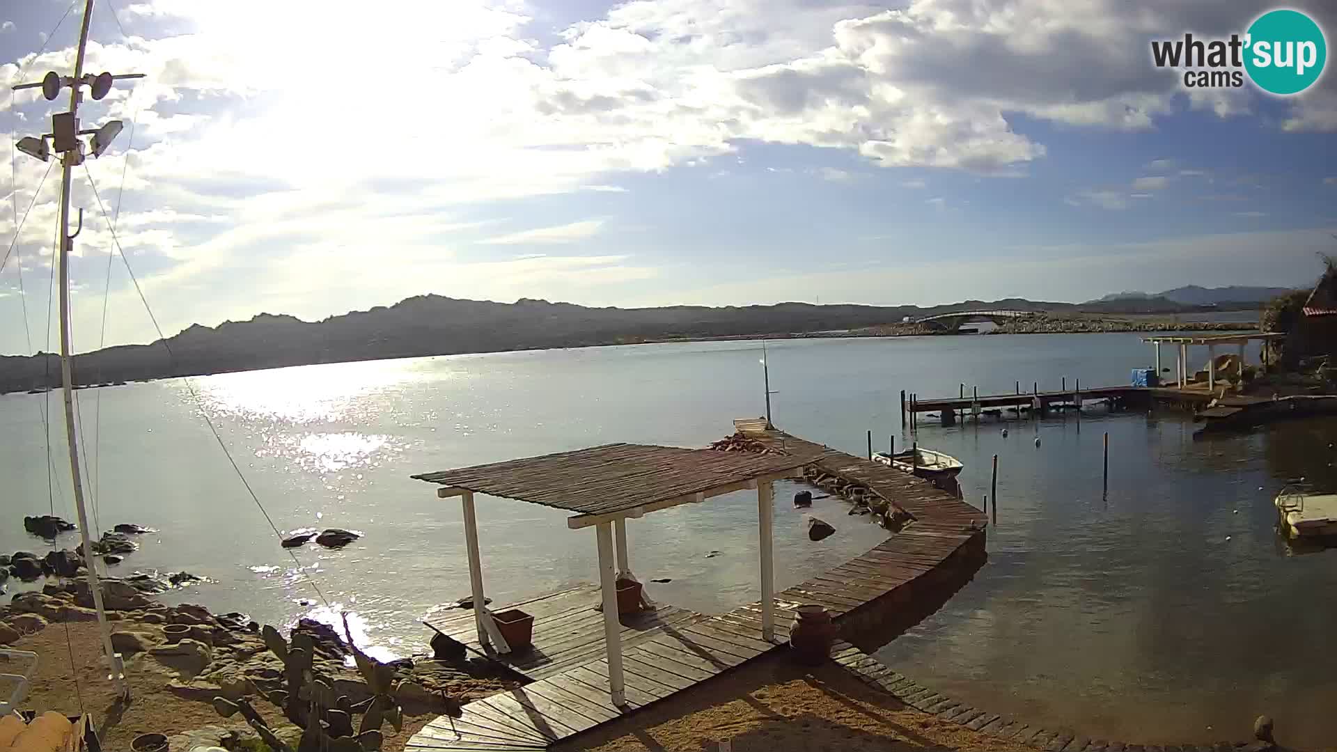 Live-Webcam Ponte Caprera – La Maddalena – Sardinien – Italien