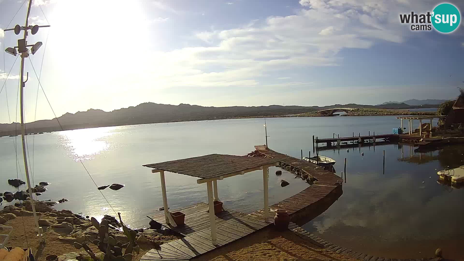 Live-Webcam Ponte Caprera – La Maddalena – Sardinien – Italien