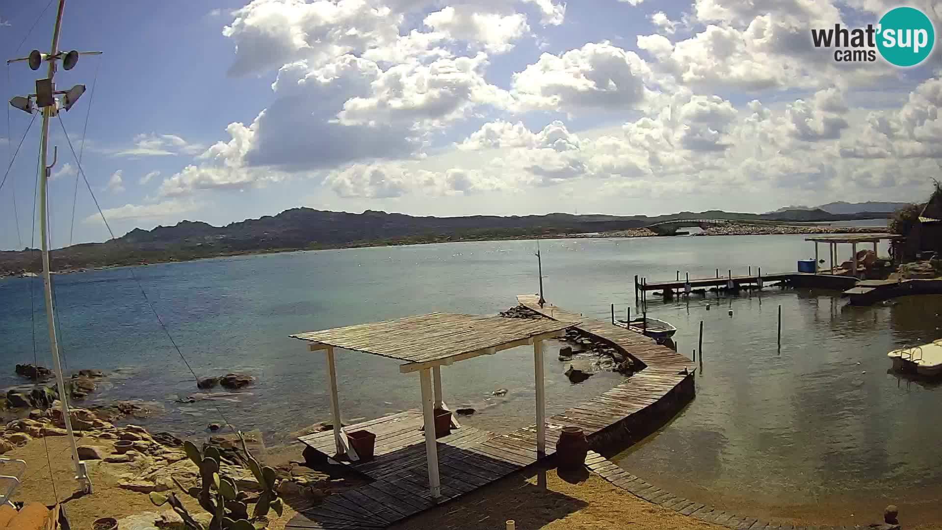 Webcam en direct Ponte Caprera – La Maddalena – Sardaigne – Italie
