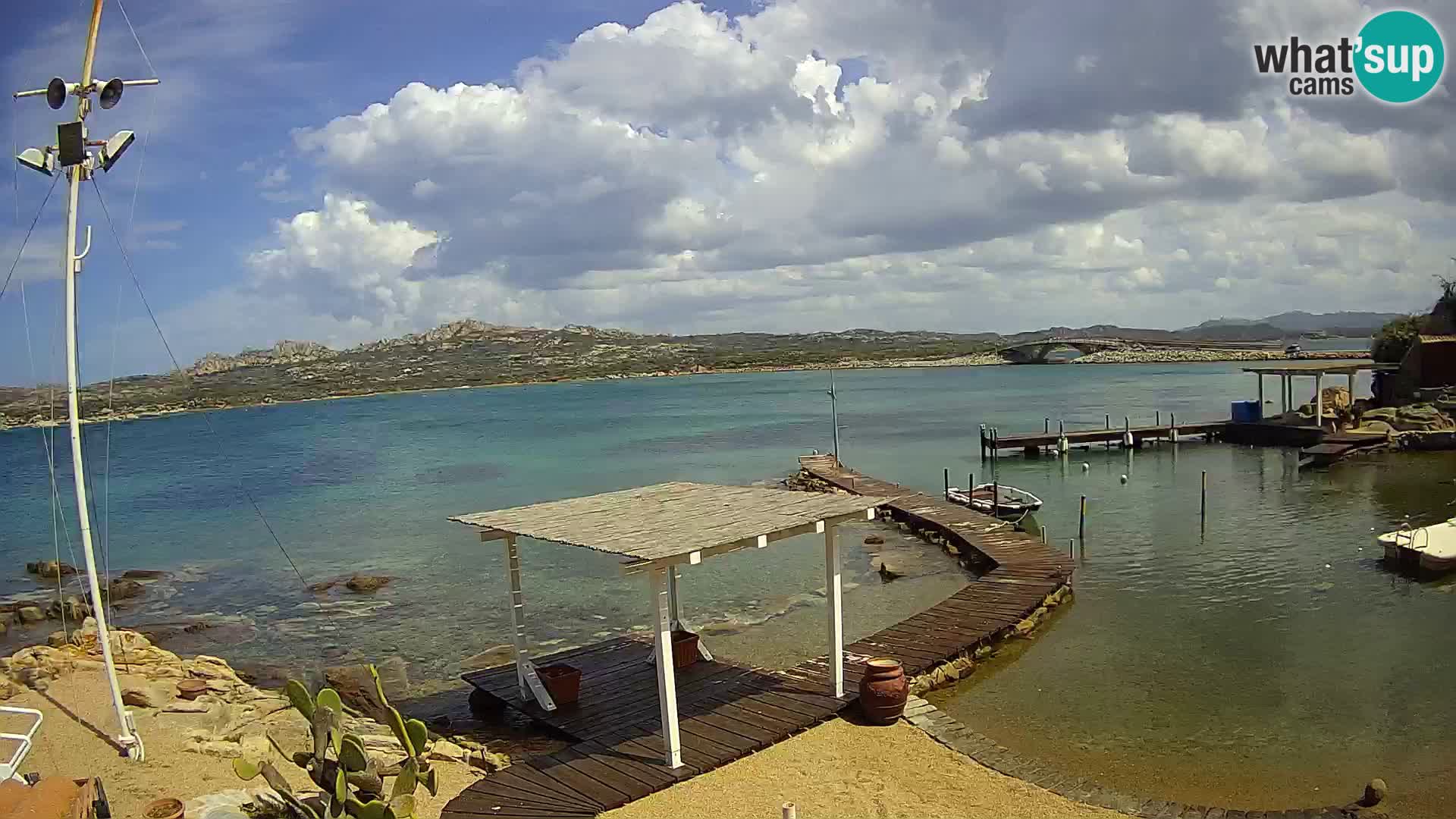 Live webcam Ponte Caprera – La Maddalena – Sardinia – Italy