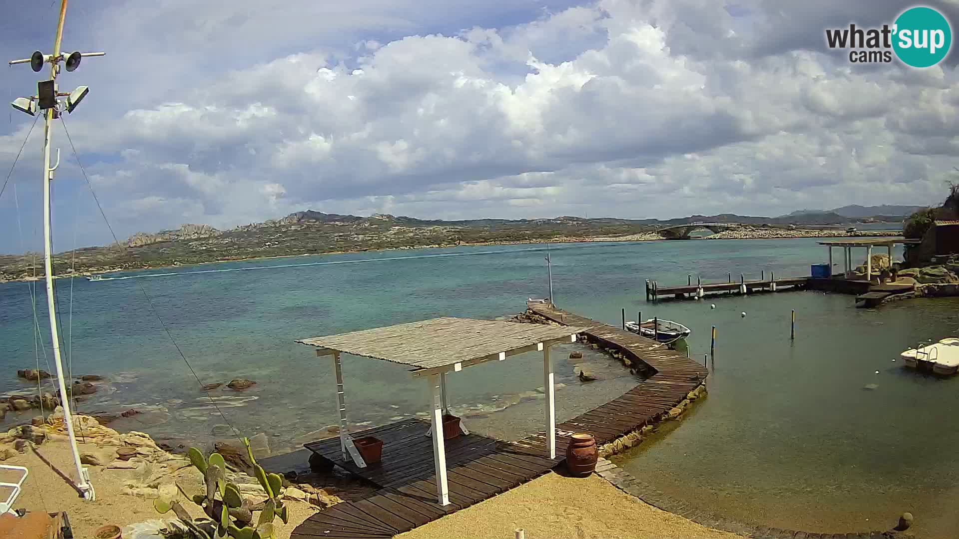 Webcam en direct Ponte Caprera – La Maddalena – Sardaigne – Italie