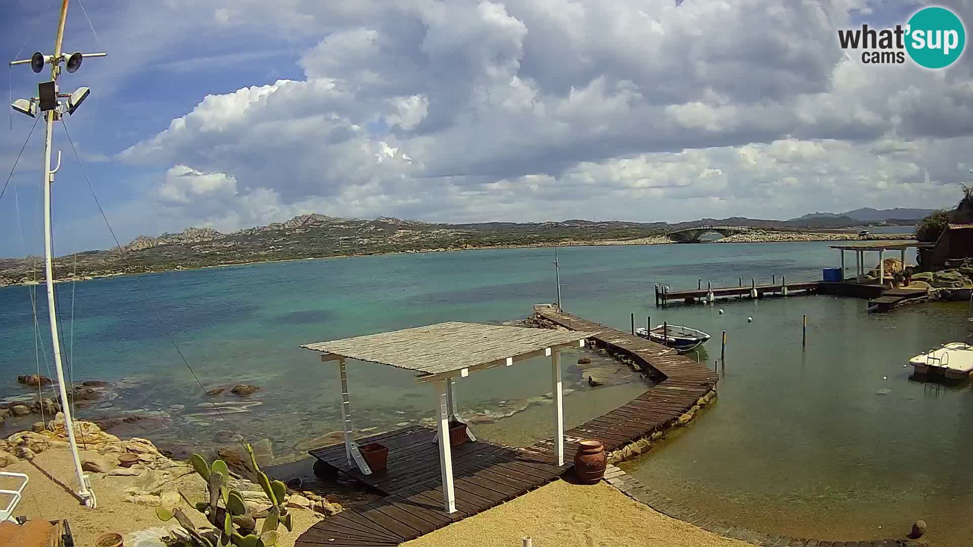 Live webcam Ponte Caprera – La Maddalena – Sardegna – Italia
