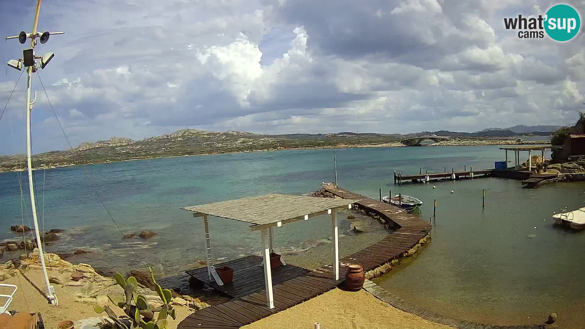 Webcam en vivo Ponte Caprera – La Maddalena – Cerdeña – Italia