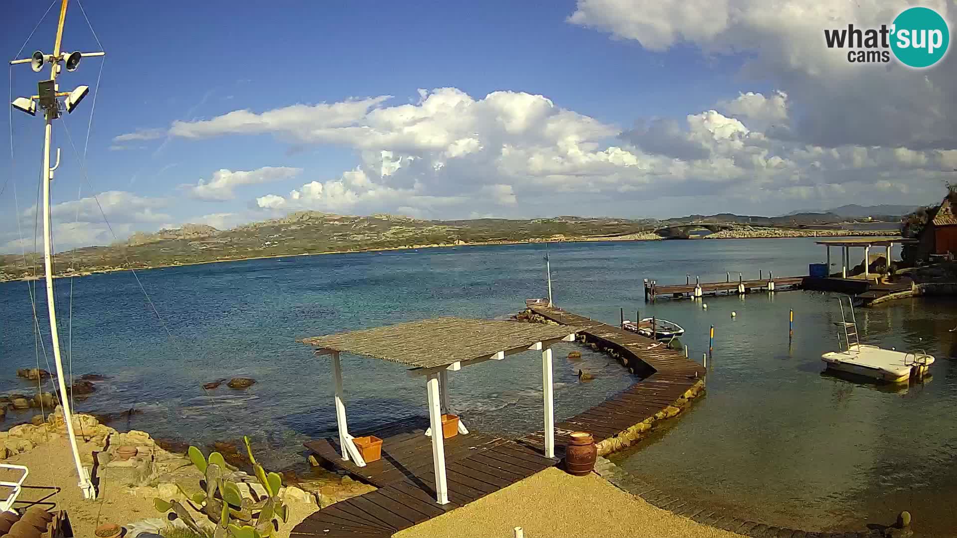 Live webcam Ponte Caprera – La Maddalena – Sardinia – Italy