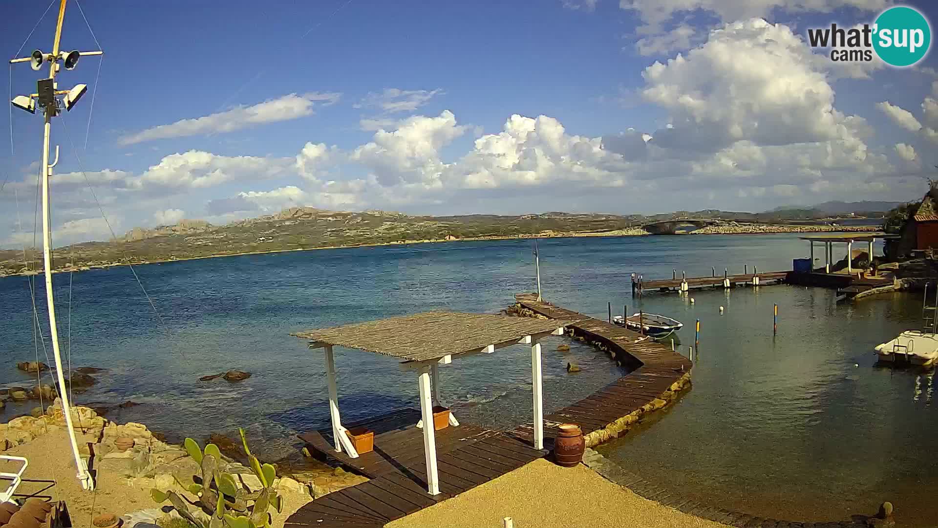 Webcam en vivo Ponte Caprera – La Maddalena – Cerdeña – Italia