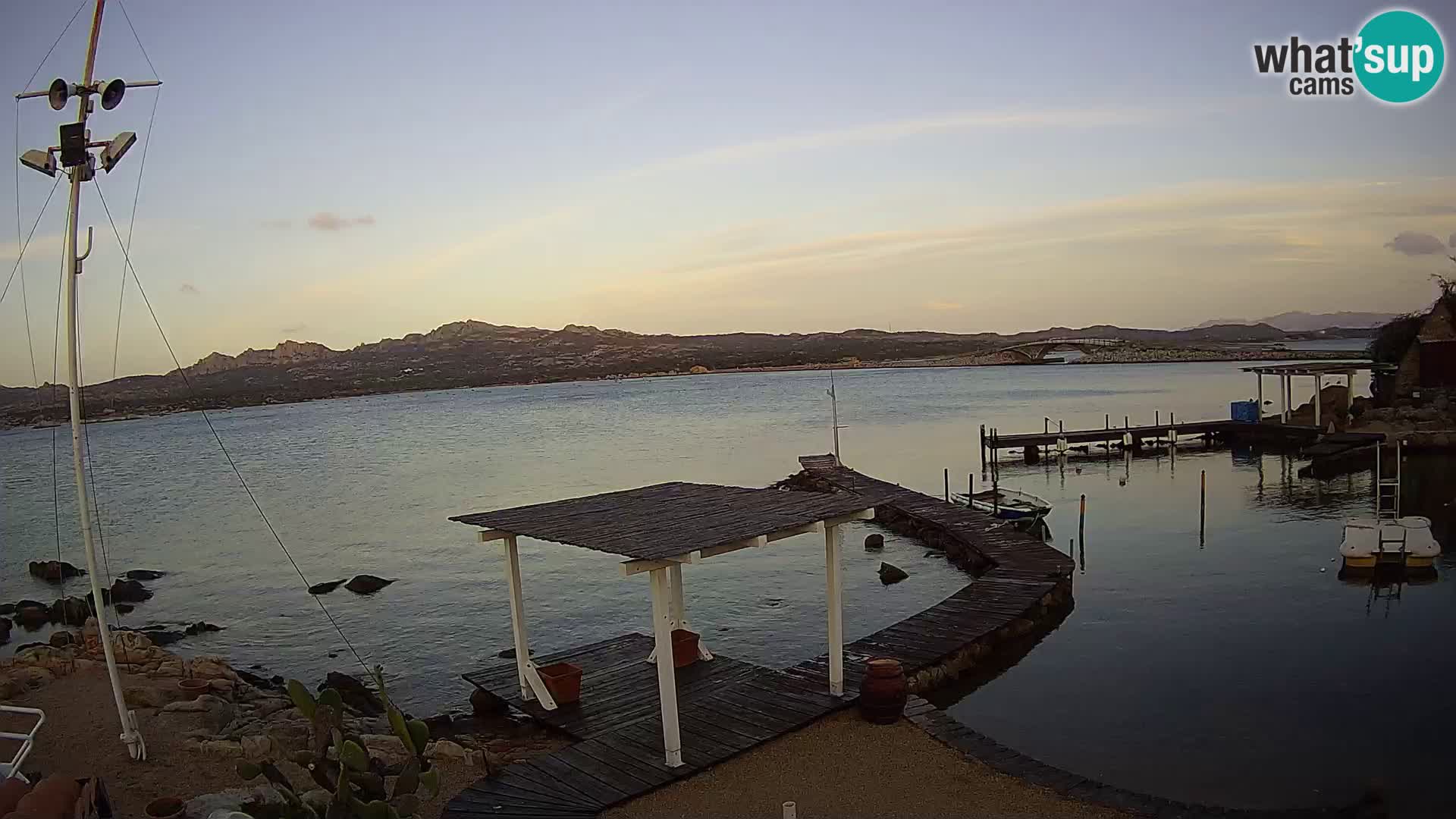 Webcam en vivo Ponte Caprera – La Maddalena – Cerdeña – Italia