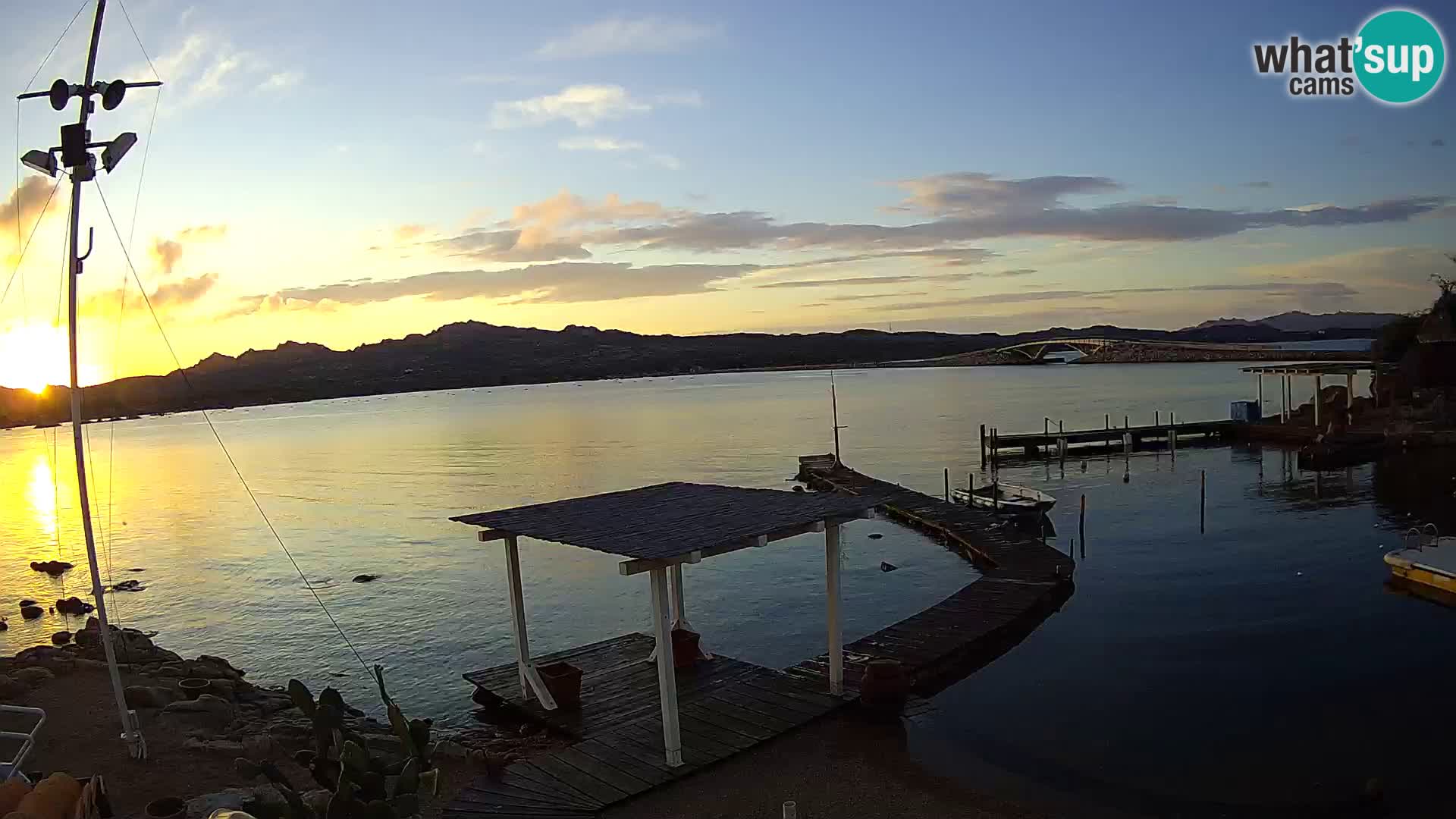 Webcam en direct Ponte Caprera – La Maddalena – Sardaigne – Italie