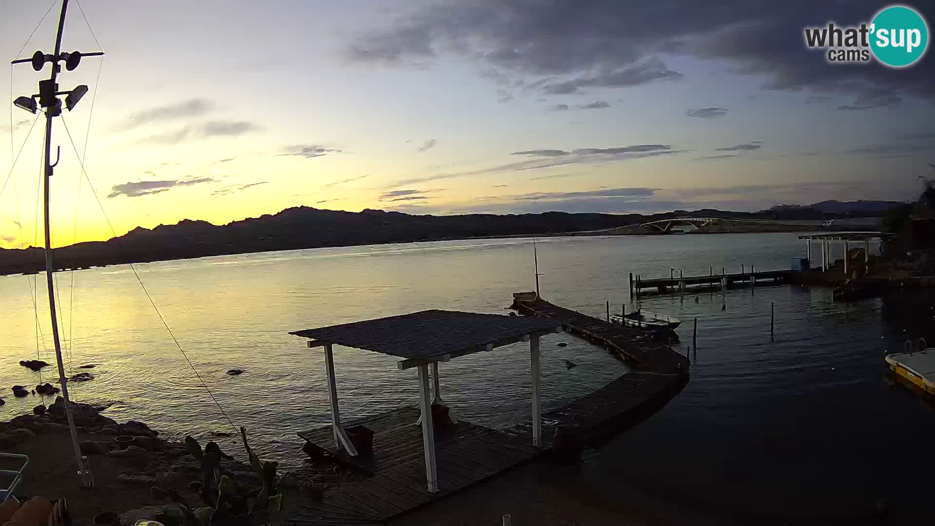 Webcam en direct Ponte Caprera – La Maddalena – Sardaigne – Italie
