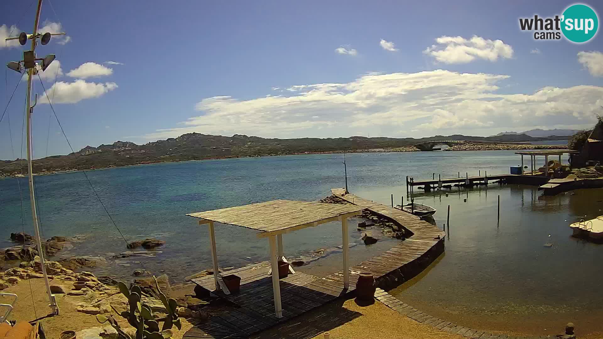 Live webcam Ponte Caprera – La Maddalena – Sardegna – Italia