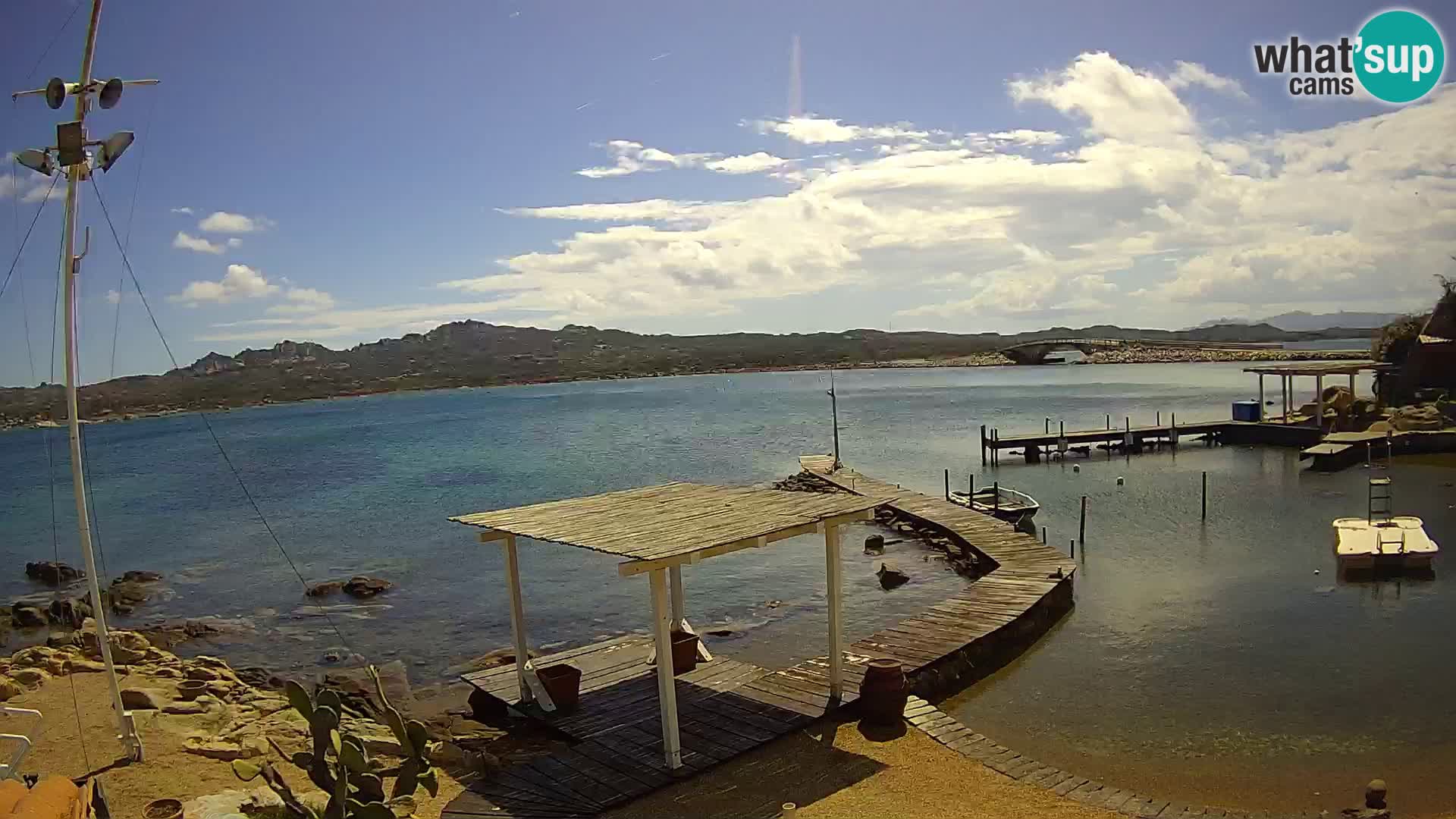 Webcam en vivo Ponte Caprera – La Maddalena – Cerdeña – Italia