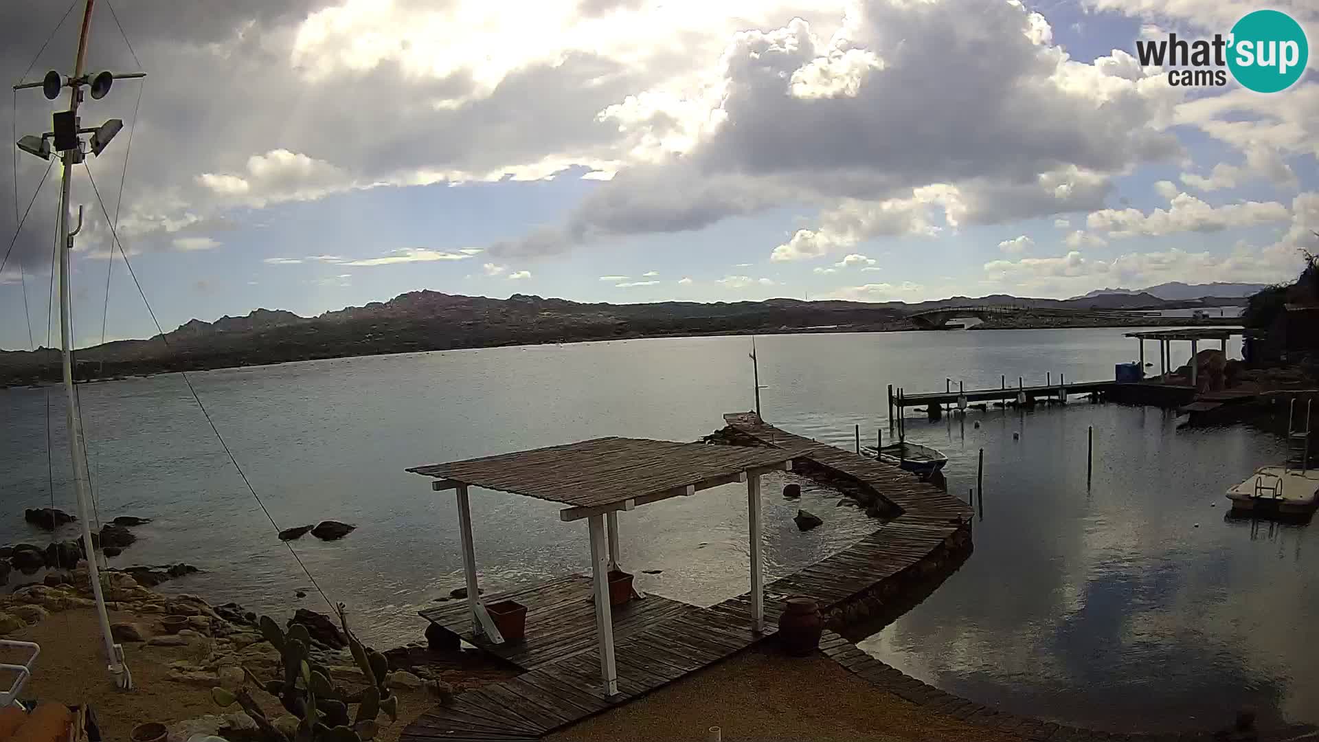 Webcam en direct Ponte Caprera – La Maddalena – Sardaigne – Italie