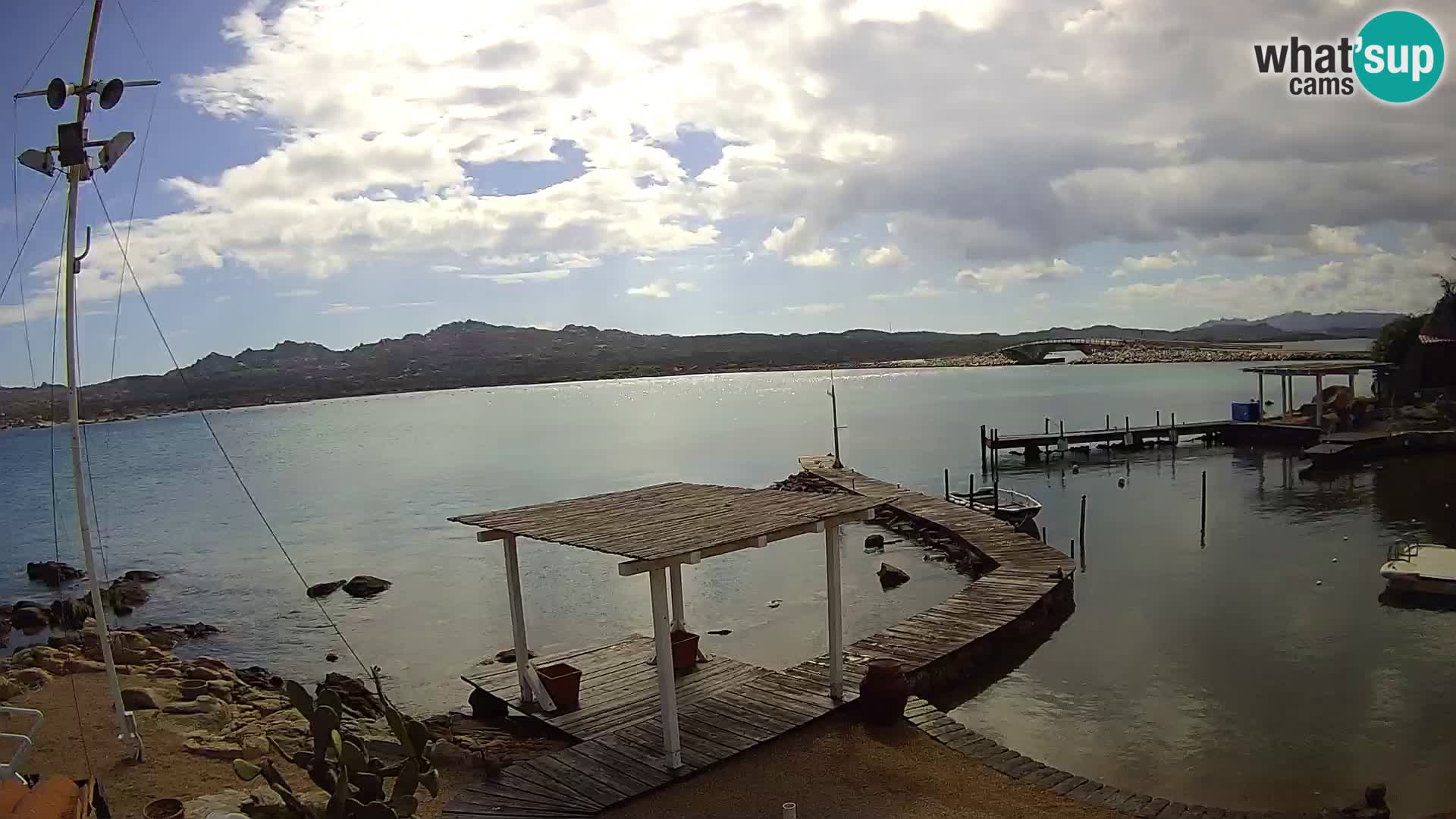 Live webcam Ponte Caprera – La Maddalena – Sardinia – Italy