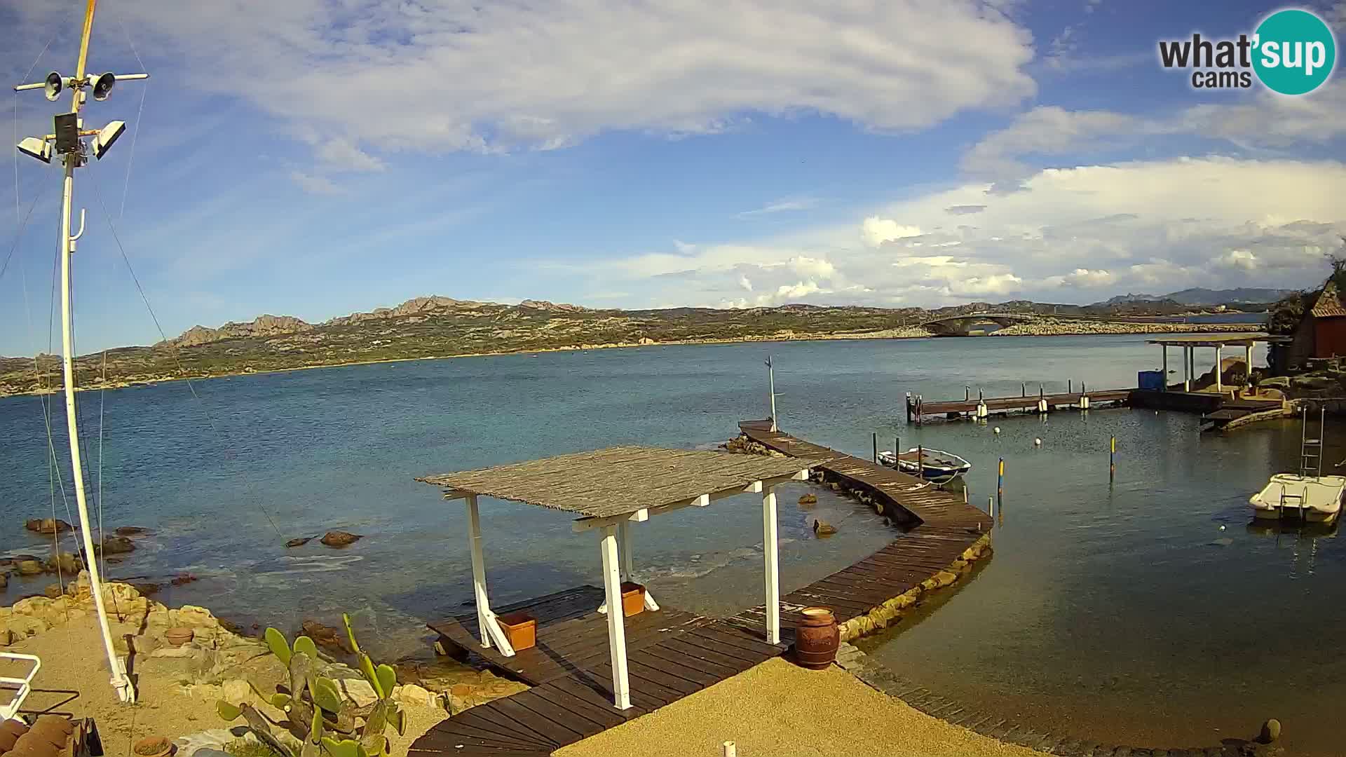 Webcam en vivo Ponte Caprera – La Maddalena – Cerdeña – Italia