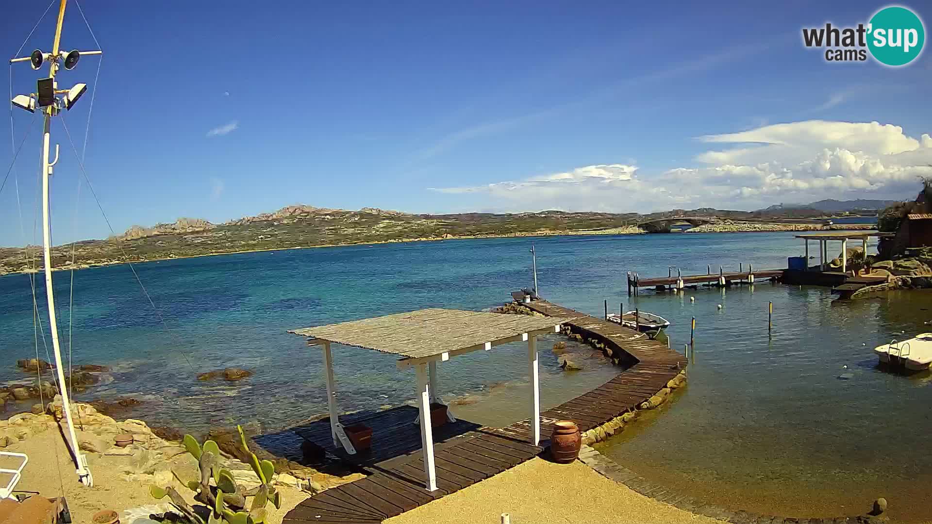 Webcam en direct Ponte Caprera – La Maddalena – Sardaigne – Italie