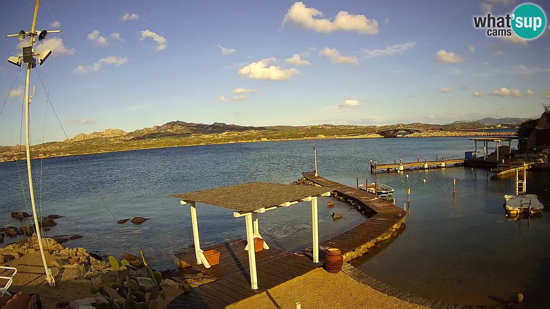 Webcam en vivo Ponte Caprera – La Maddalena – Cerdeña – Italia