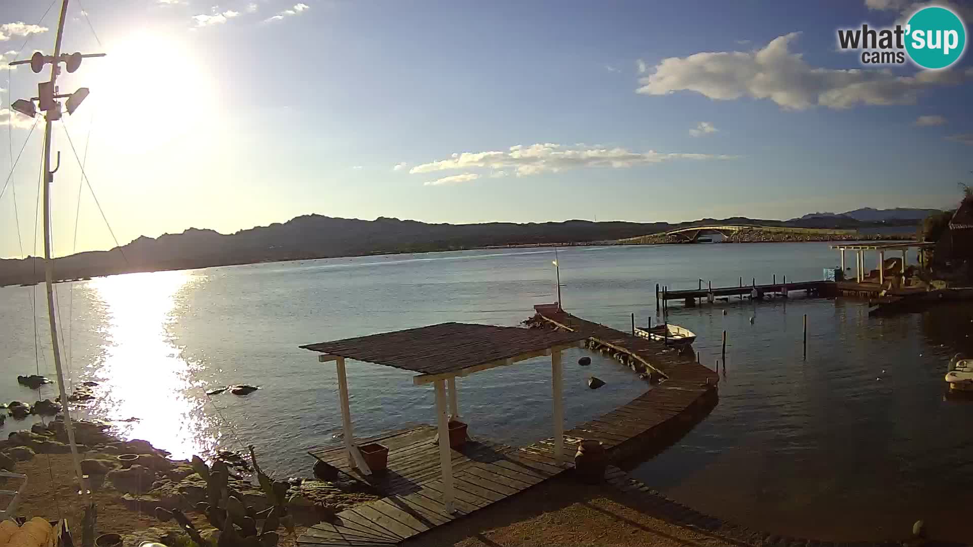 Live webcam Ponte Caprera – La Maddalena – Sardinia – Italy