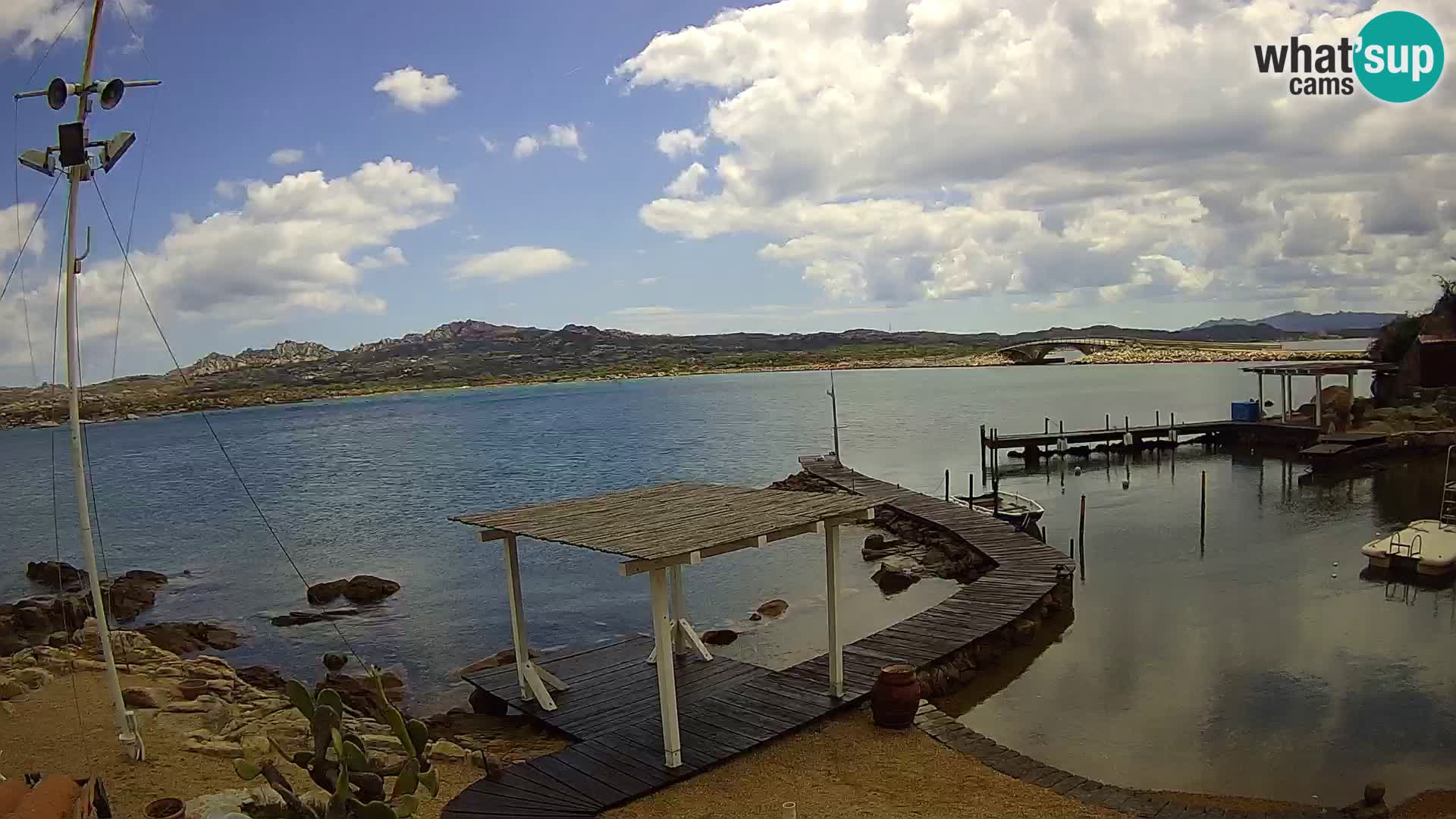 Live-Webcam Ponte Caprera – La Maddalena – Sardinien – Italien