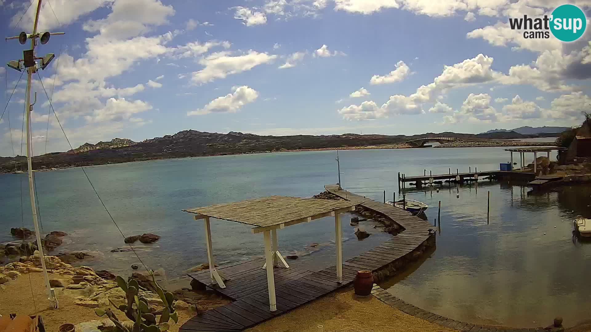 Live-Webcam Ponte Caprera – La Maddalena – Sardinien – Italien