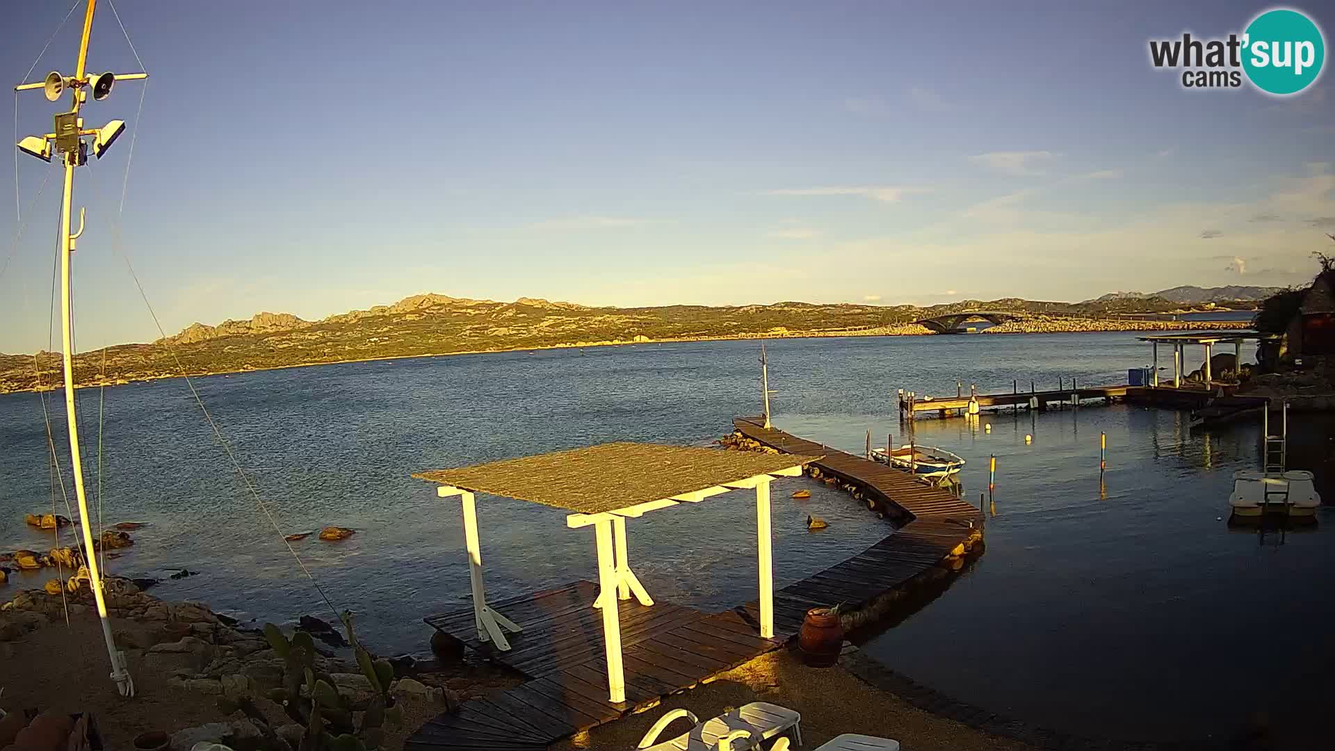 Live webcam Ponte Caprera – La Maddalena – Sardinia – Italy