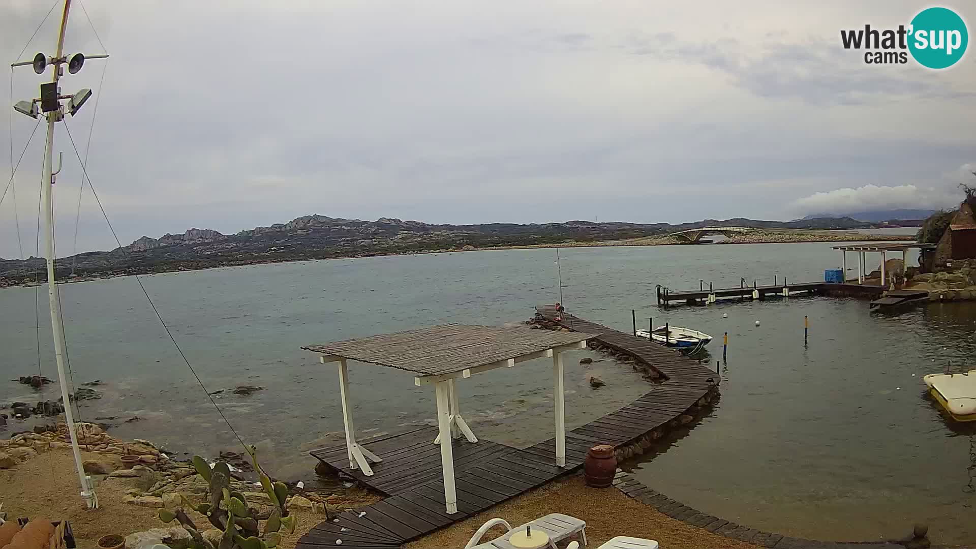 Live webcam Ponte Caprera – La Maddalena – Sardinia – Italy