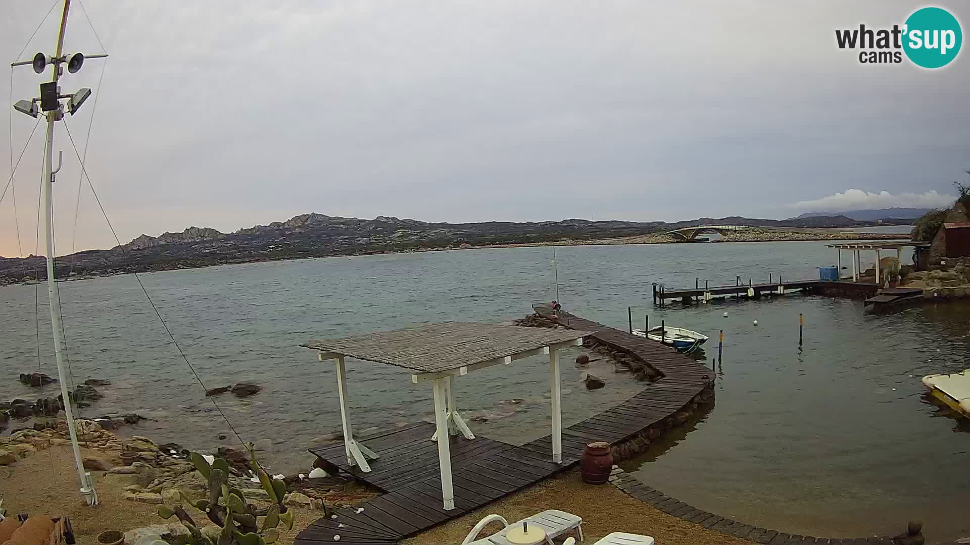 Live-Webcam Ponte Caprera – La Maddalena – Sardinien – Italien