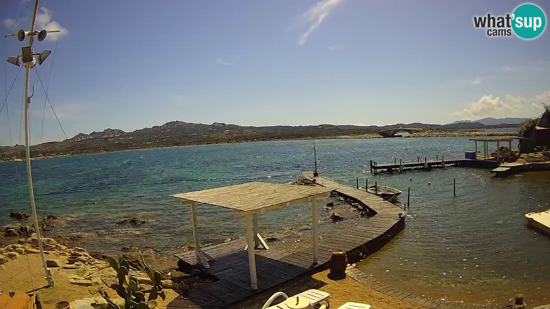 Live webcam Ponte Caprera – La Maddalena – Sardinia – Italy