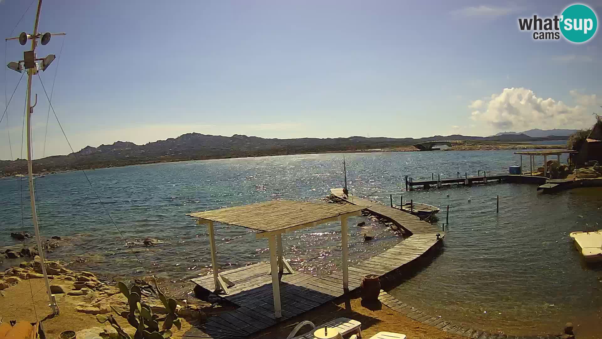 Live-Webcam Ponte Caprera – La Maddalena – Sardinien – Italien