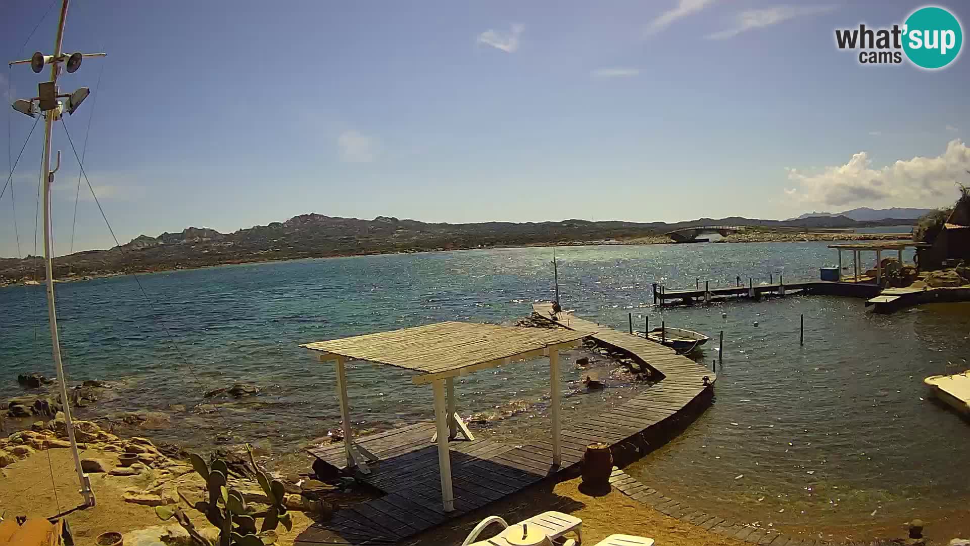 Live webcam Ponte Caprera – La Maddalena – Sardegna – Italia