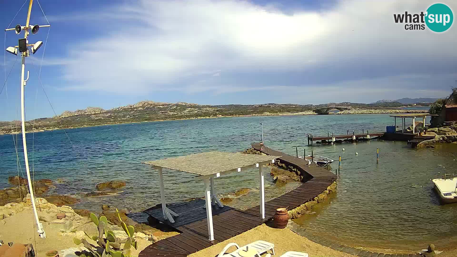 Live-Webcam Ponte Caprera – La Maddalena – Sardinien – Italien
