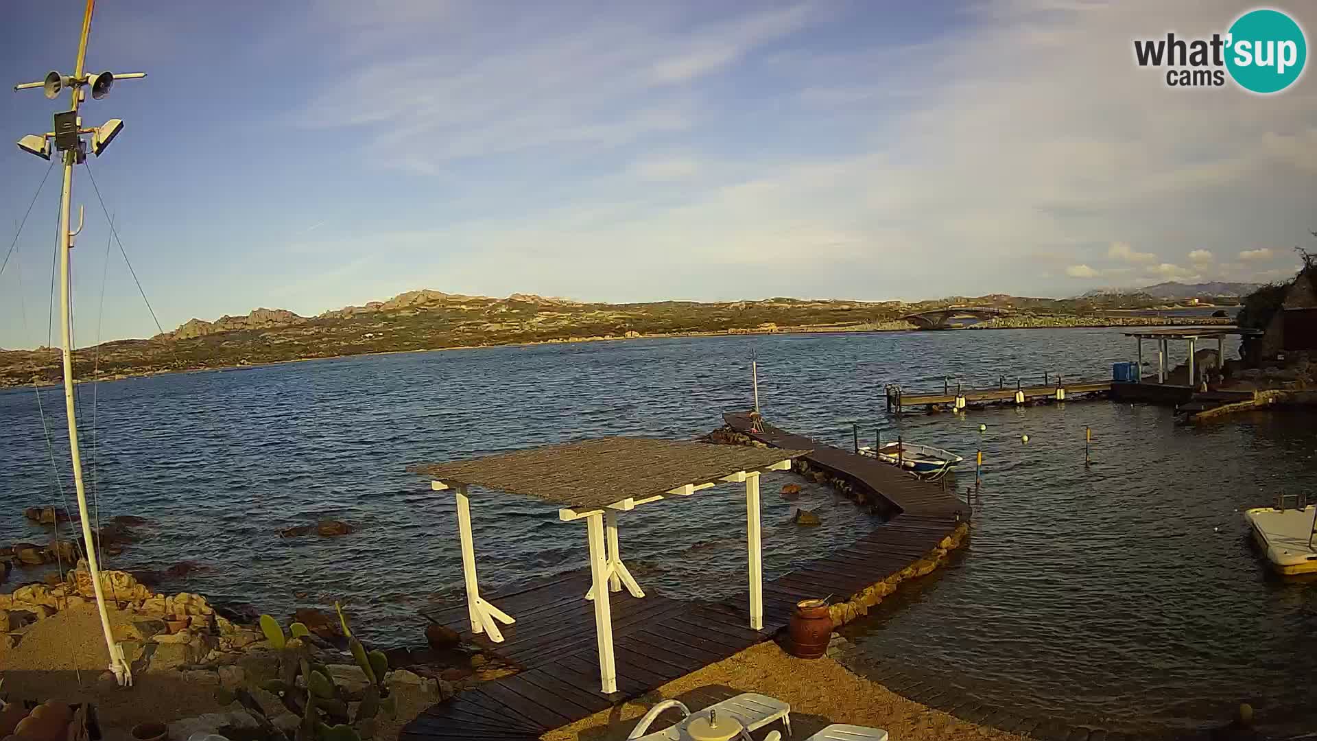 Live webcam Ponte Caprera – La Maddalena – Sardegna – Italia