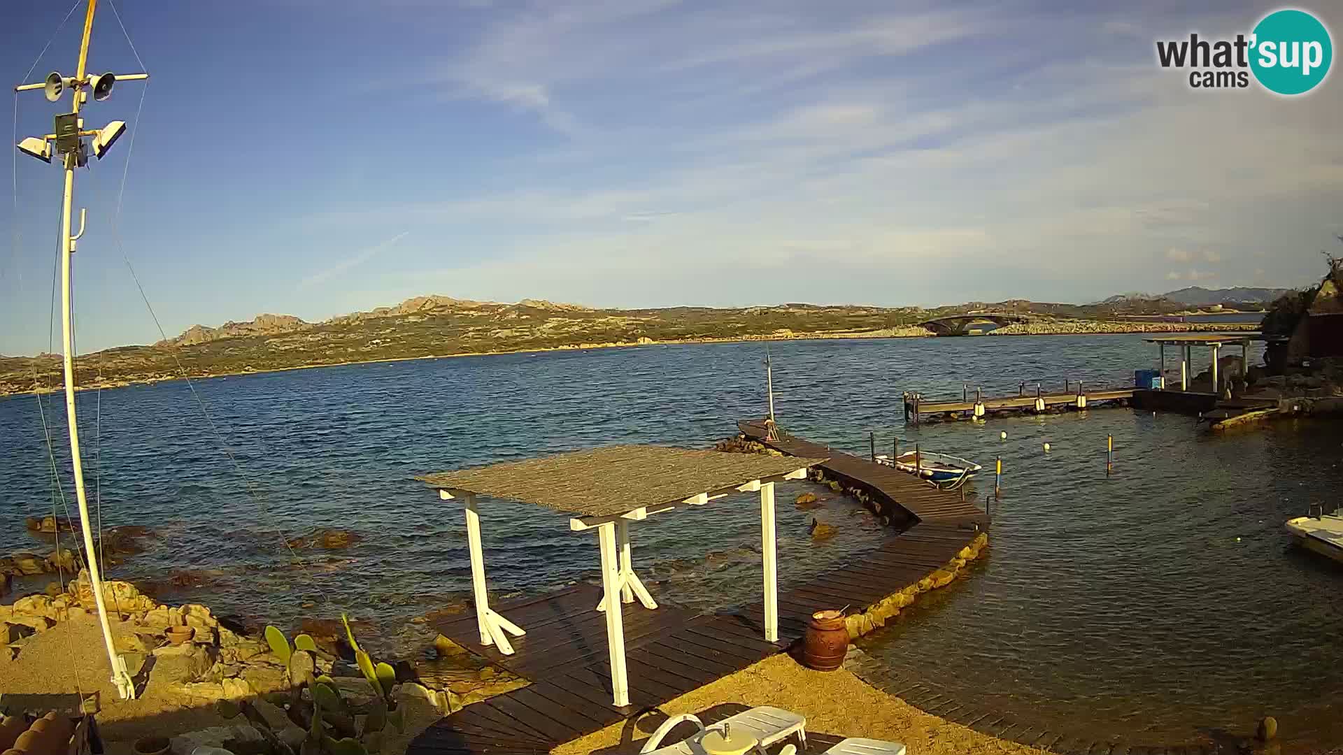 Webcam en direct Ponte Caprera – La Maddalena – Sardaigne – Italie