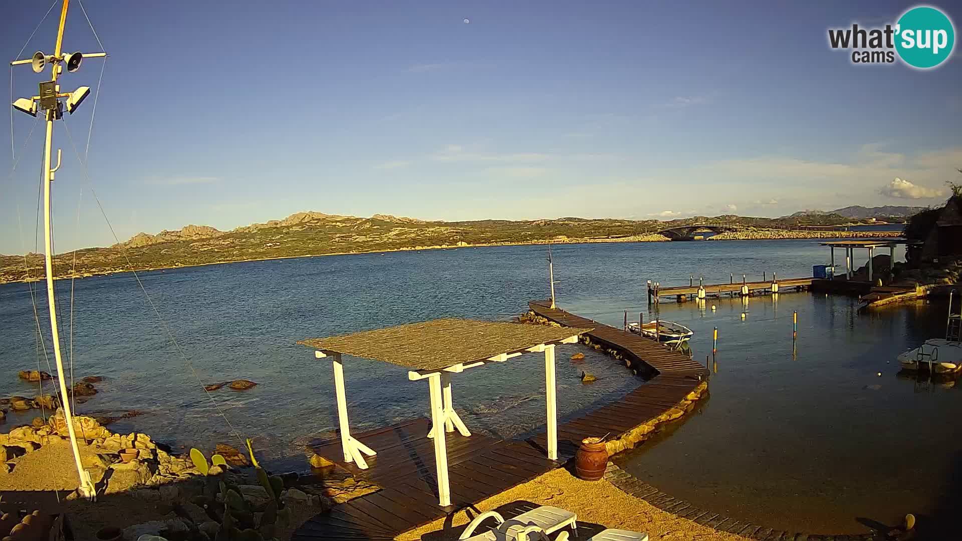 Live webcam Ponte Caprera – La Maddalena – Sardegna – Italia