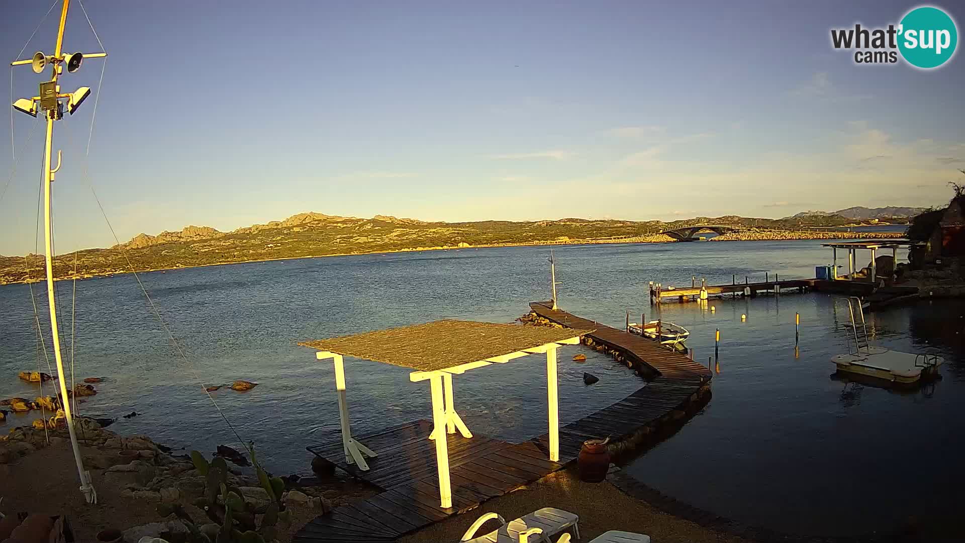Webcam en vivo Ponte Caprera – La Maddalena – Cerdeña – Italia