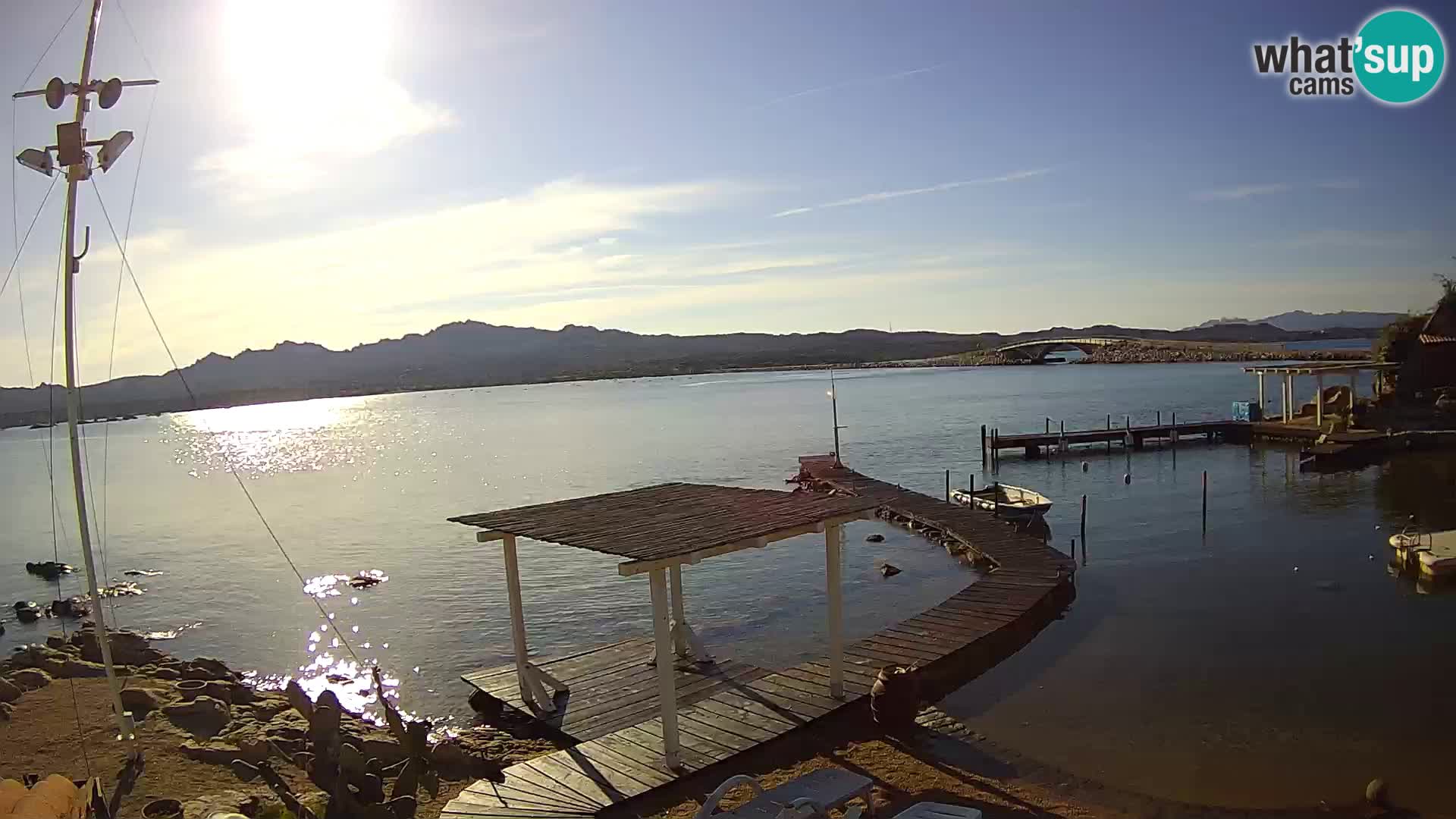 Webcam en vivo Ponte Caprera – La Maddalena – Cerdeña – Italia