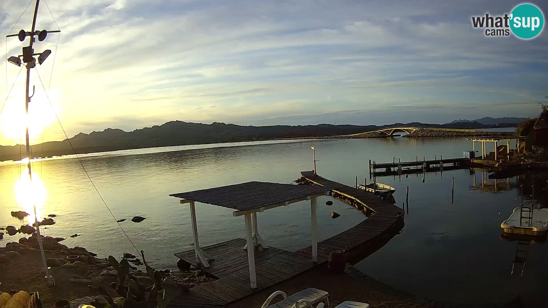 Live-Webcam Ponte Caprera – La Maddalena – Sardinien – Italien