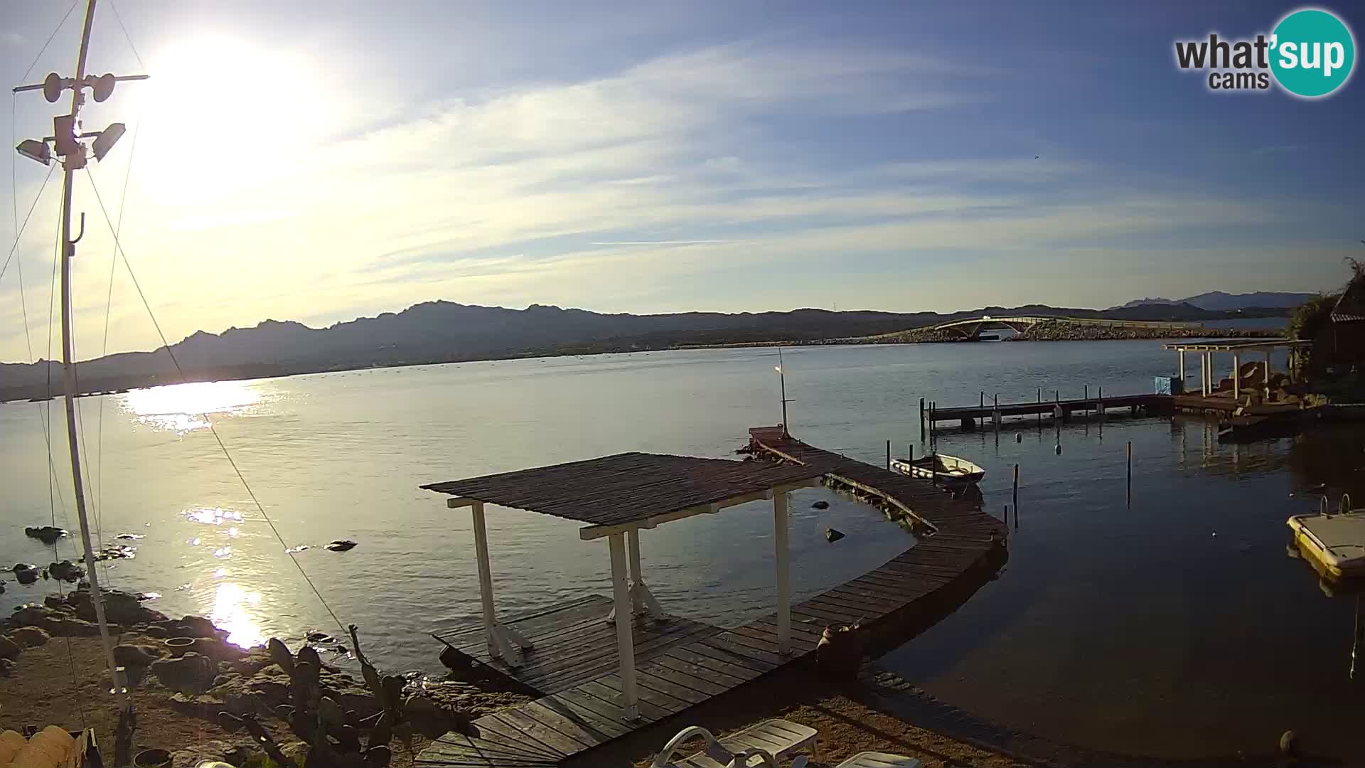 Live-Webcam Ponte Caprera – La Maddalena – Sardinien – Italien