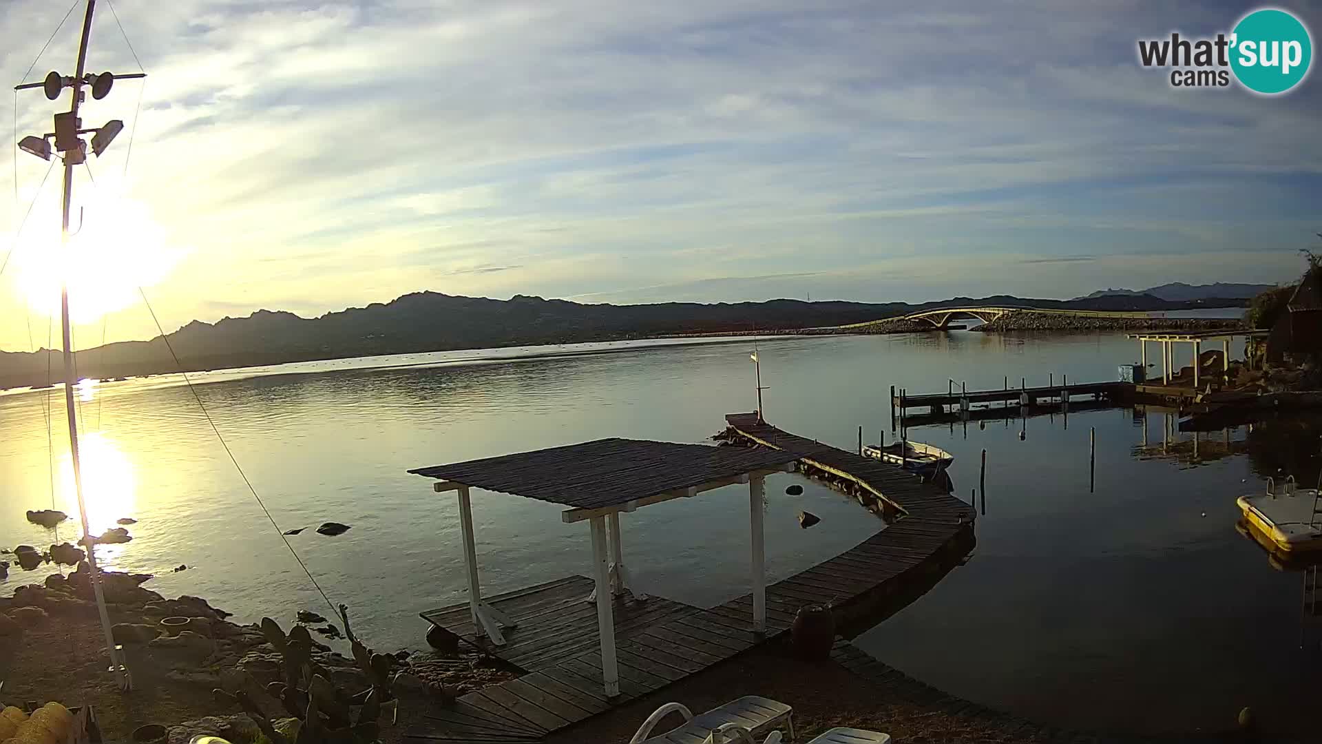 Webcam en vivo Ponte Caprera – La Maddalena – Cerdeña – Italia