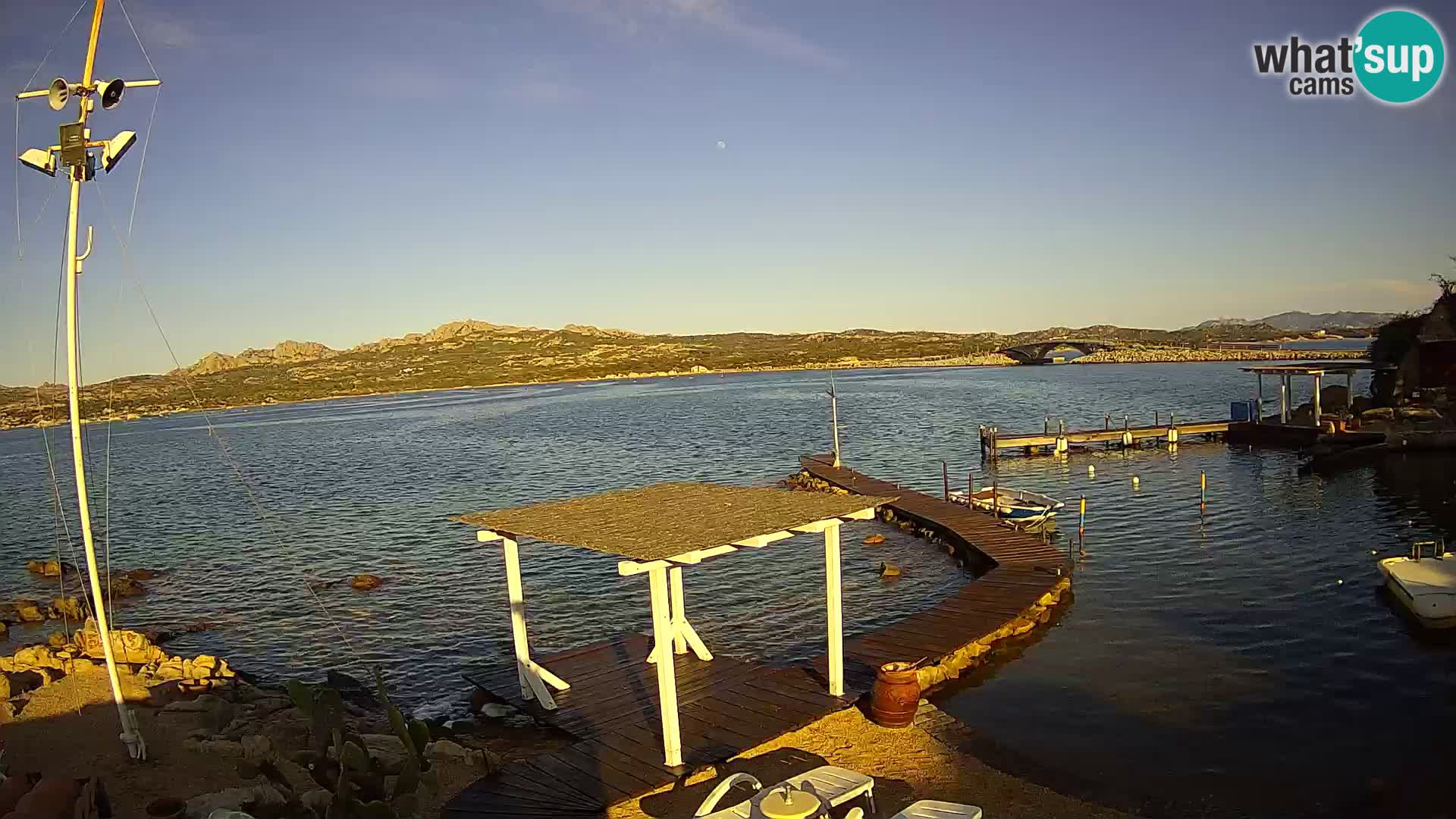 Live webcam Ponte Caprera – La Maddalena – Sardegna – Italia