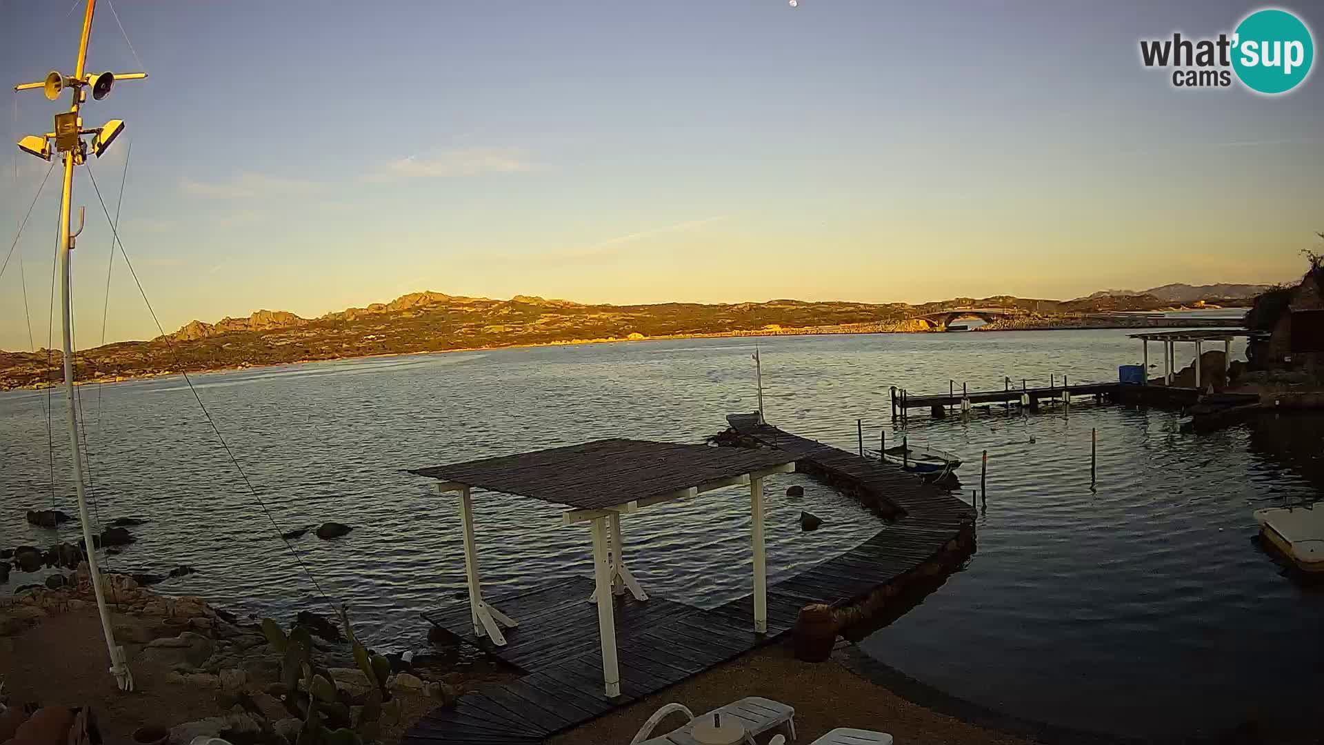 Webcam en vivo Ponte Caprera – La Maddalena – Cerdeña – Italia