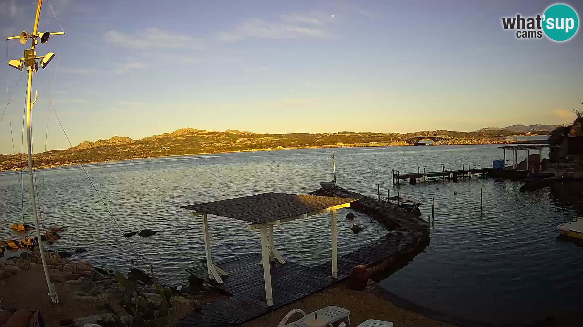 Webcam en vivo Ponte Caprera – La Maddalena – Cerdeña – Italia
