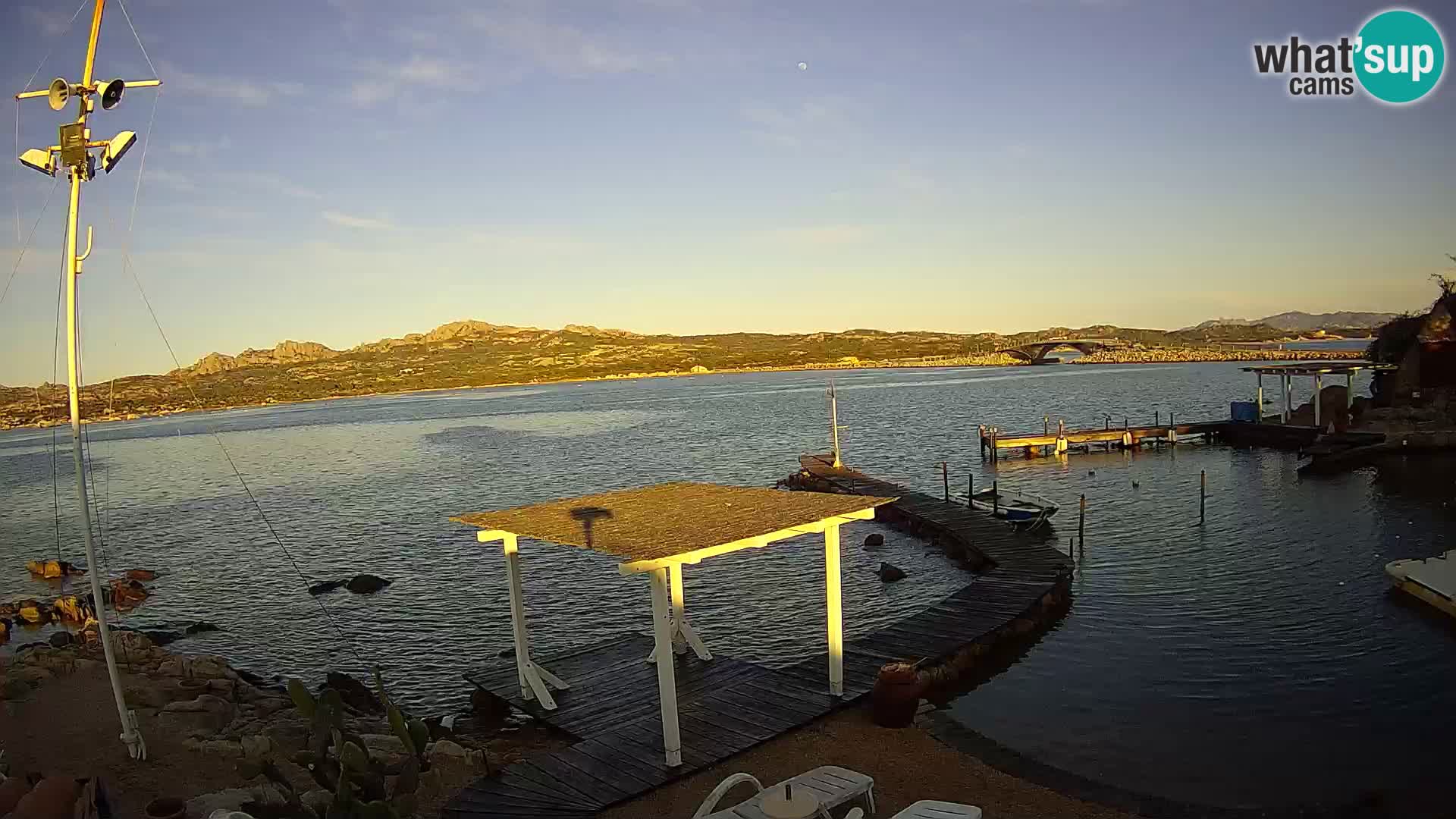 Live-Webcam Ponte Caprera – La Maddalena – Sardinien – Italien