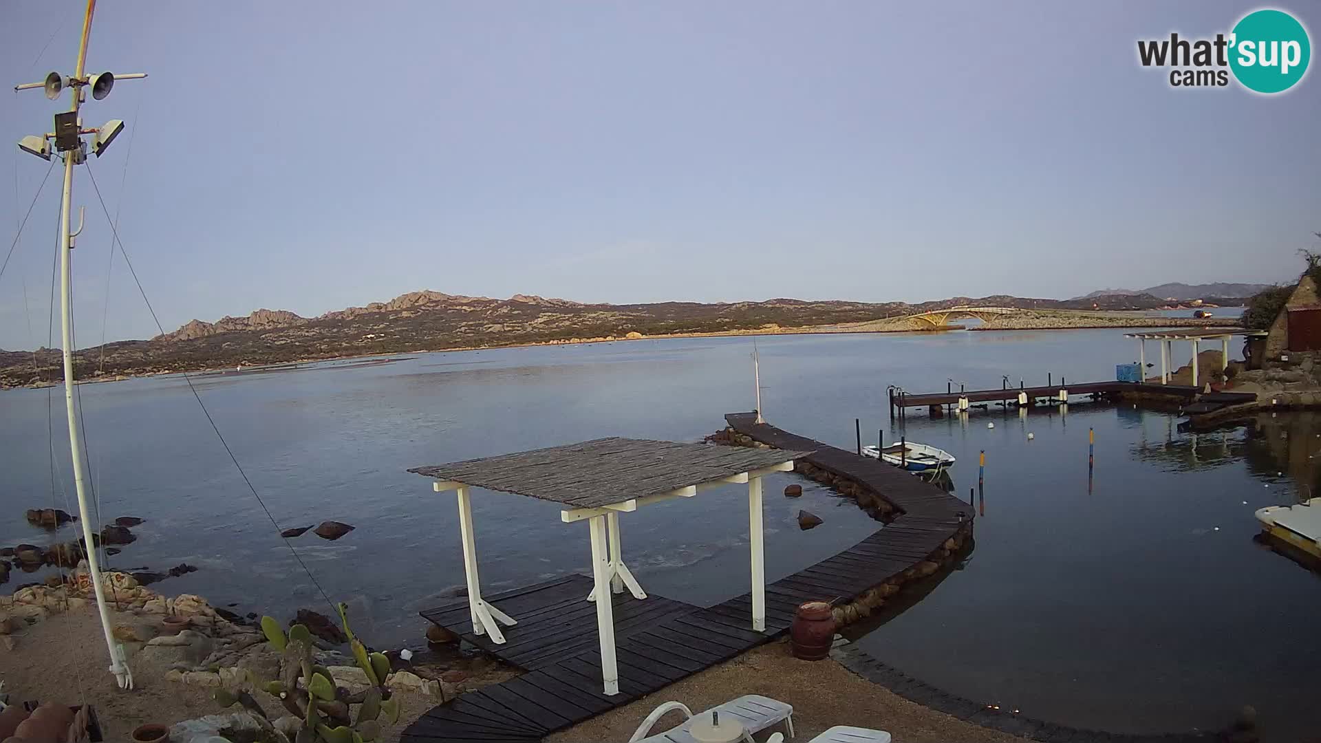 Live webcam Ponte Caprera – La Maddalena – Sardinia – Italy