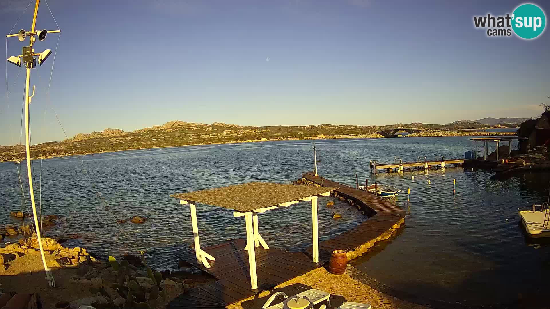 Live-Webcam Ponte Caprera – La Maddalena – Sardinien – Italien